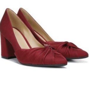 Women's Naturalizer Helena fabric heels in  garnet.